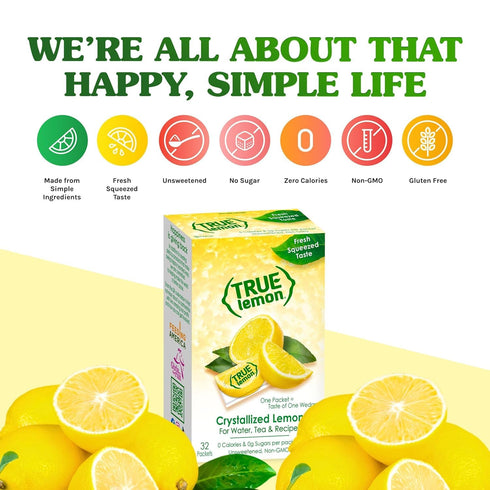 500ct 0 Packets Packets,(Pack 2) True Lemon - Water Enhancer - Bulk Dispenser - Calorie Drink Mix For Water - Sugar