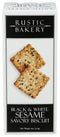 Rustic Bakery, Biscuits Savory Black And White Sesame, 4 Ounce