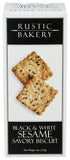 Rustic Bakery, Biscuits Savory Black And White Sesame, 4 Ounce