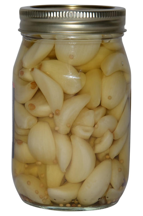 Bluebonnet Creek Farms Country Cloves16oz Texas Hill peeled Hot Pickled Garlic