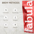 12 Fabula Coffee Half-Caff Medium Roast Freshly Ground - Organic - Low Acid - Single Origin - Non-GMO - Mold Free