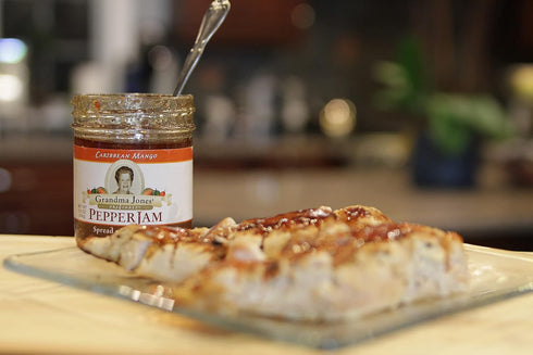 Grandma Jones' Originals PEPPER JAM Pack "Spice Up My Chicken" Pepper Jelly Three