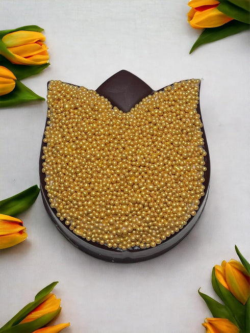 Sweet Evas SHIMMER METALLIC GOLD NONPAREILS- Dairy Free, Gluten Free, Egg Free, Vegan, Soy Free, Nuts Free, Kosher