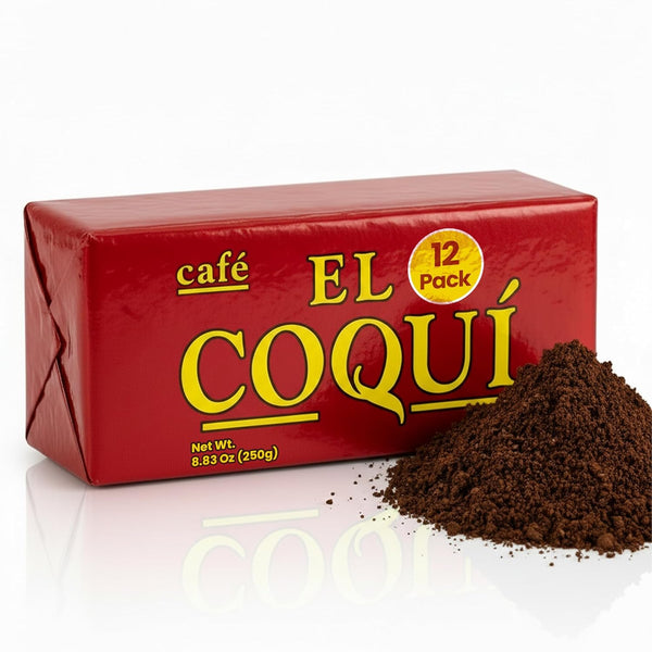 El Coqu Dark Roast Espresso Ground Coffee, Rich, Ground Coffee, Bulk Coffee,