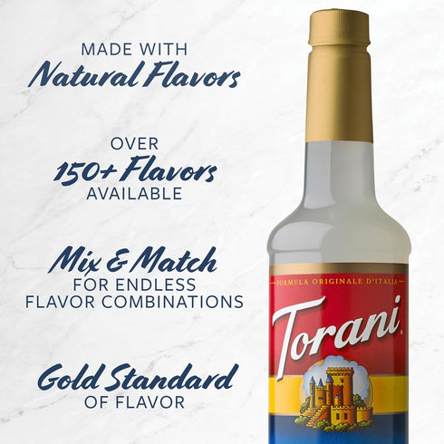 25.4 (Pack 4) Torani Syrup, Vanilla, Ounces