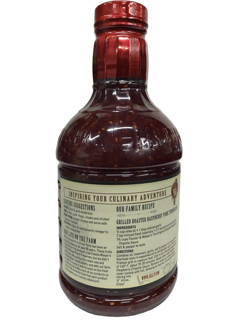 40-Ounce Fischer and Wieser Razzpotle Roasted Raspberry Chipotle Sauce, Bottle
