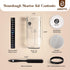 24 oz ABIOTO Sourdough Starter Kit, Includes Sourdough Starter Jar with Metallic Lid, Silicone Spatula, Feeding