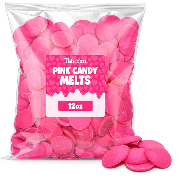Pink Candy Wafer Chocolate Melts - 12 oz Candy Melting Wafers for