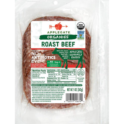 Applegate , Organic Roast Beef, 5oz