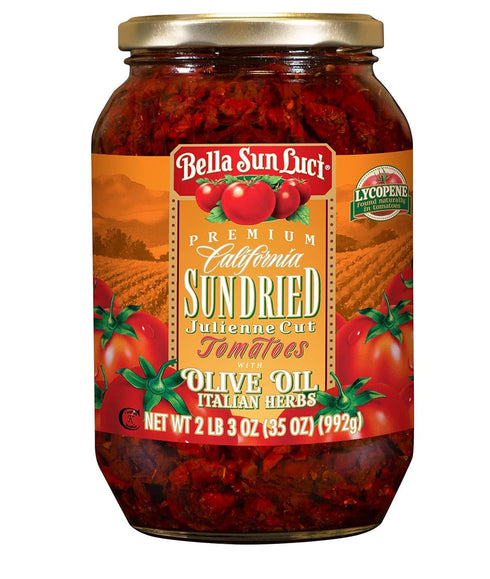 Generic Sun Dried Tomatoes Julienne Cut in Olive Oil 35 oz.