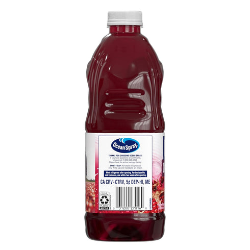 64 Oz (Pack 5) Ocean Spray Diet Cran-Pomegranate Cranberry Pomegranate Juice Drink, Fl Bottle