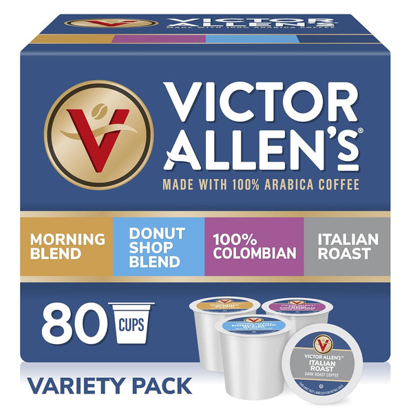 Victor Allen's Coffee Variety Pack (Morning Blend, 100% Colombian, Donut Shop Blend,