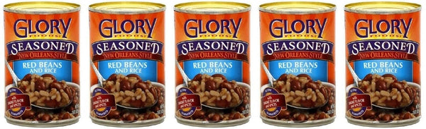 Generic Glory Foods, Seasoned, Red Beans & Rice, 15oz Can (Pack of 5)