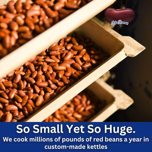 1 (Pack 6) Blue Runner Creole Cream Style Red Beans, Pound of - Easy Heat and Serve for Delicious Meals - Authentic New