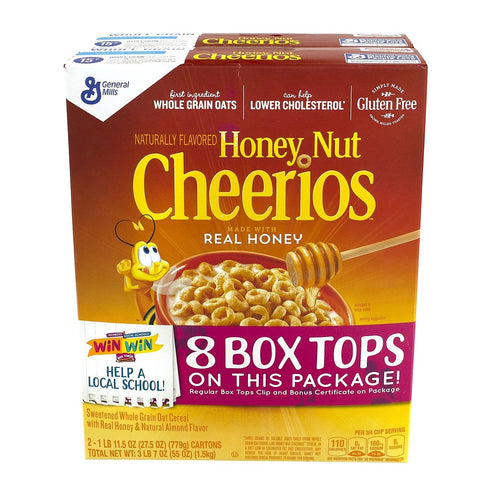 General Mills 27.5 (Pack 2} Honey Nut Cheerios, Ounces