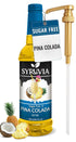 Syruvia Sugar Free Pina Colada Syrup, Flavored Syrup for Cocktails, Drinks, Lemonades,