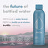 20.3 oz (Pack 4) PATH Sparkling Bottled Water - Ultra-Purified, pH-Balanced Carbonated Soda Water in Aluminum Bottle