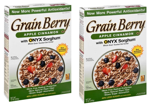 Generic Apple Cinnamon Oats Cereal with ONYX Sorghum byGrainBerry - Breakfast Cereal -