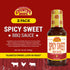 Country 18 oz (Pack 2) Bob's Spicy Sweet BBQ Sauce, Slightly Sweet with Bold Heat, Flavorful Hot for Grilling, Made