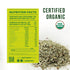 100 Count, BALIBETOV Organic Unsmoked Yerba Mate Tea Bags Traditional Cut, Clean Natural Energy, Gluten-Free & Vegan