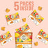 6 (30 Packs) Packs Sunny Fruit Soft Organic Dried Mangoes - Bags Individual Portion | No Preservatives, Sulfides