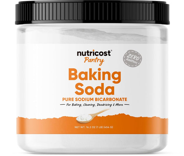 Nutricost Pantry Baking Soda (1 LB) for Baking, Cleaning, Deodorizing, and More