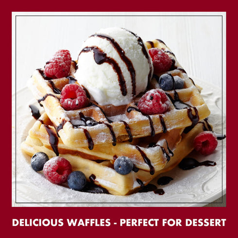 16 Oz Classique Fare Belgian Waffle Mix - Makes Light and Crisp Waffles, Pancakes, Muffins & Crepes - Works with Waffle