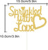 Sprinkled With Love Cake Topper for Welcome Baby, Hello World, Gender Reveal Party Decorations