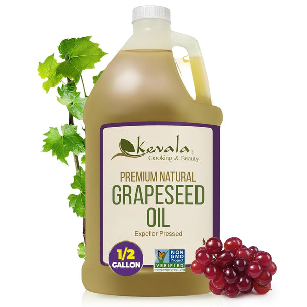 Kevala Grapeseed Oil - Nutritious Oil Great for Cooking and Beauty, Made