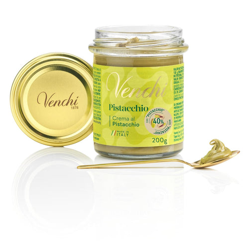 Venchi - Pistachio Spread, 7.05 oz, Gluten Free, Free from Dyes and