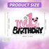 BEISHIDA Girls Cake Topper Mouse Cake Topper Mouse Birthday Party Decorations My 1st Birthday Pink and Black Mouse Birthday Party Supplies for Kids Girls