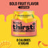 17, 12oz 3 Pack, WCFPCMGAM Ninja Thirsti Flavored Water Drops, FRUITI CHILL+ Peach Mango, Bold Fruit Flavor