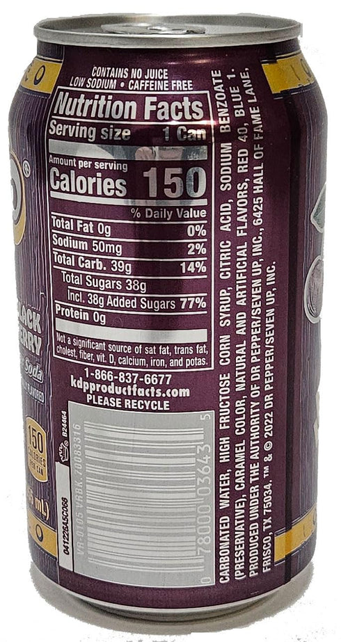 Vernors 12-fluid 12-count pack ginger ale (soda) Black Cherry flavored soda pop, ounce cans, fridge