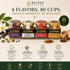 Balboa 80 4 Set Chai Kit by Spices Servings Premium Flavors Caffeine-Free & Sugar-Free Natural Masala Chai Powder