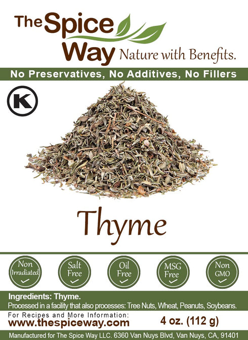 The Spice Way Thyme Leaves - (4 oz) Packaged Fresh