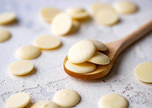 8 Food to Live Raw Cacao Butter Wafers, Ounces Pure, Cold-Pressed, Unfiltered, Unrefined, Non-Deodorized, Kosher, Keto