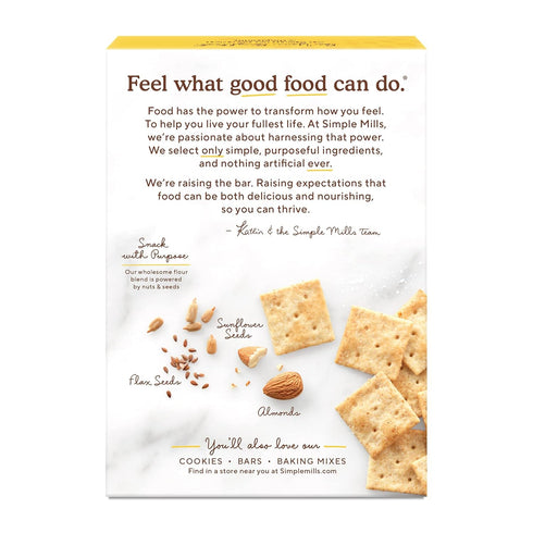 4.25 Oz Simple Mills Almond Flour Crackers, Fine Ground Sea Salt
