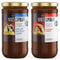 KING'S CUPBOARD Caramel Sauce and Sea Salt Hot Fudge Combo Pack -