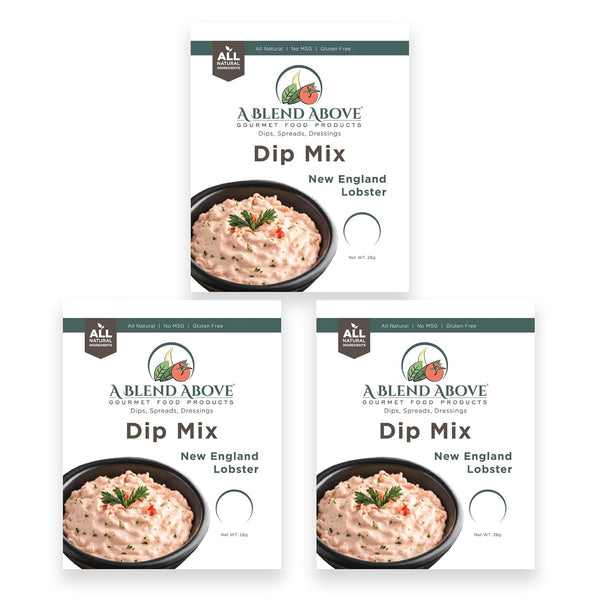A Blend Above New England Lobster Dip Mix, Variety Pack, 1oz, (3