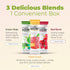 Pack 30 Count, 7 Pureboost Sugar-Free Superfoods Clean Energy Booster, Combo Energy Drink Mix with Apple Cider Vinegar