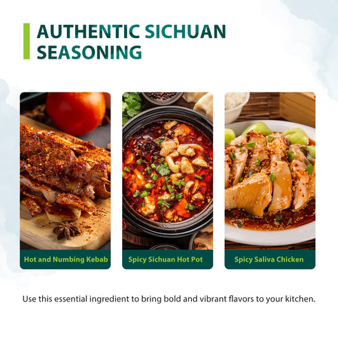 6oz(170g), Soeos Sichuan Peppercorns, Authentic Szechuan Peppercorns, Less Seeds, Numbing and Tingle Flavor, Whole