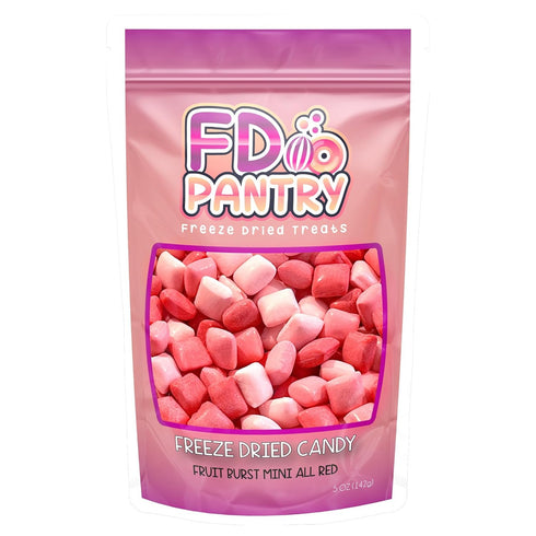Freeze Dried Fruit Bursts Candy - Mini All Reds l Hard Candy