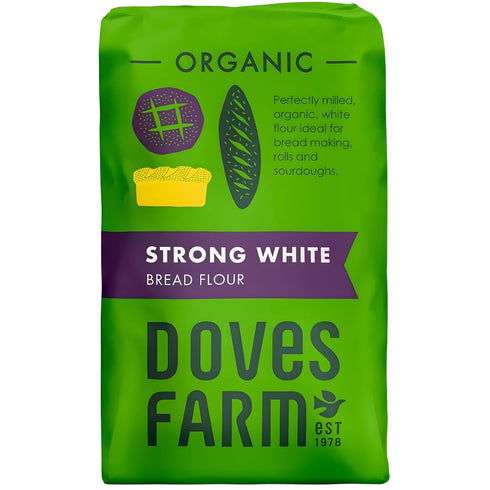 Doves Farm Organic Strong White Bread Flour 3.3 lb (1.5 kg) -