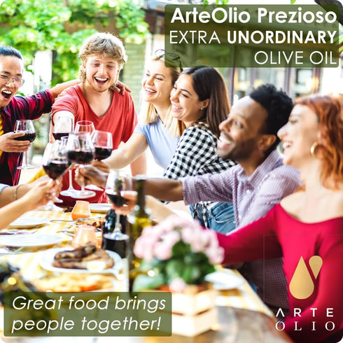 ArteOlio 100% (250mL Prezioso Olive Oil: Extra virgin cold pressed olive oil directly from Italy made in Single Estate