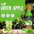 25.4 oz, Syruvia Green Apple Syrup, Flavored Syrup for Drinks, Cocktails, Lemonades, Iced Teas, and Desserts fl