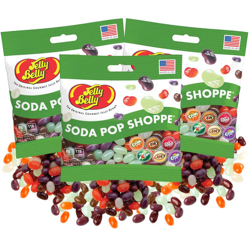 Sweetzo - Soda Pop Shoppe Jelly Beans, Root Beer, Cream Soda, Grape,