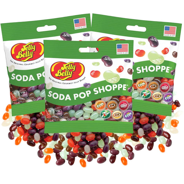Sweetzo - Soda Pop Shoppe Jelly Beans, Root Beer, Cream Soda, Grape,