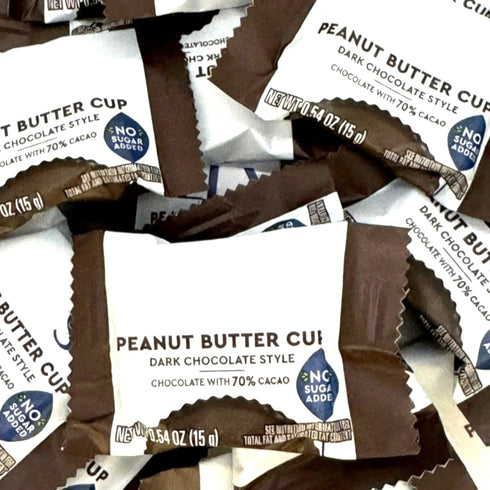 Delight-1 lb Lovers(16 oz) Sugar Free Dark Chocolate Peanut Butter Cup Deliciously Crafted for a Guilt-Free Indulgence