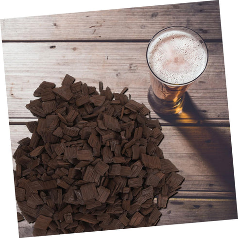 1Pack Heavy Toasted French Oak Chips for Home Brewing Enhance Red Wine Aroma Taste for DIY Wine Making Versatile Aging