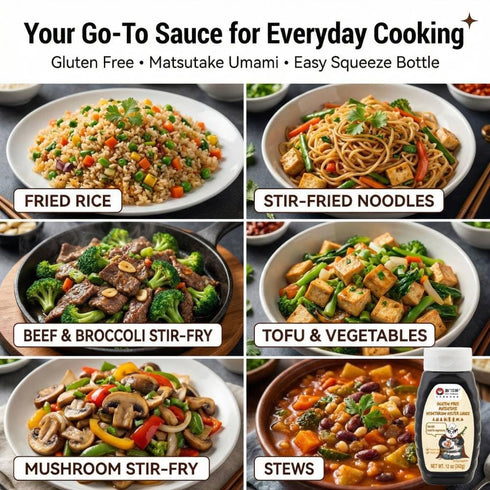 Preservatives/MSG(100% 12 Oz Vegetarian Matsutake Oyster Sauce - Gluten Free, Vegan, Non-GMO, No Naturally Brewed)